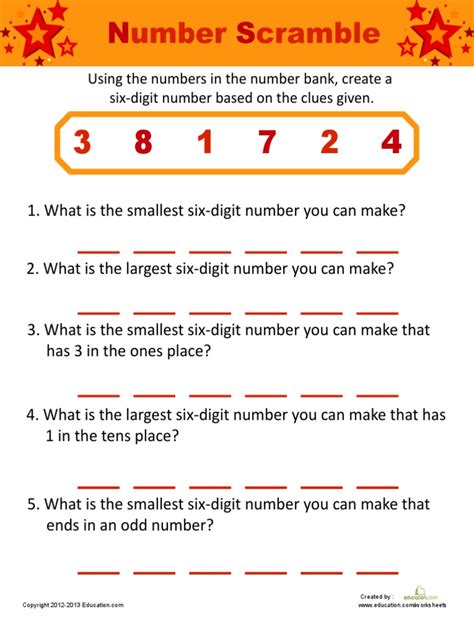 Number Challenge Worksheets 99worksheets Math Challenge Worksheets - Math Challenge Worksheets