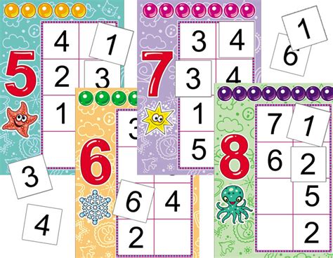 Number Composing Worksheets For Kindergarten Teachersmag Com Kindergarten Numbers Worksheets - Kindergarten Numbers Worksheets