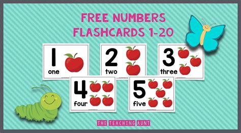 Number Flash Cards 1 20 Ppt Number Cards 1 20 - Number Cards 1 20