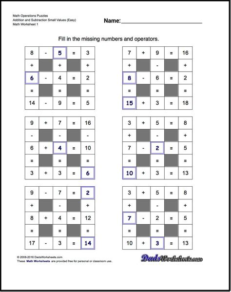 Number Grid Puzzle Worksheets Math Dad Number Grid Puzzles Worksheet - Number Grid Puzzles Worksheet