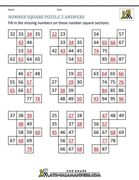 Number Grid Puzzles Free Worksheets Free4classrooms Number Grid Puzzles Worksheet - Number Grid Puzzles Worksheet