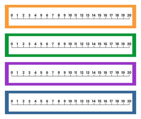 Number Line 0 To 20 Printables Math Salamanders 1 To 20 Number Line - 1 To 20 Number Line