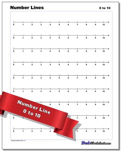 Number Line Dadsworksheets Com Number Line Printable 110 - Number Line Printable 110
