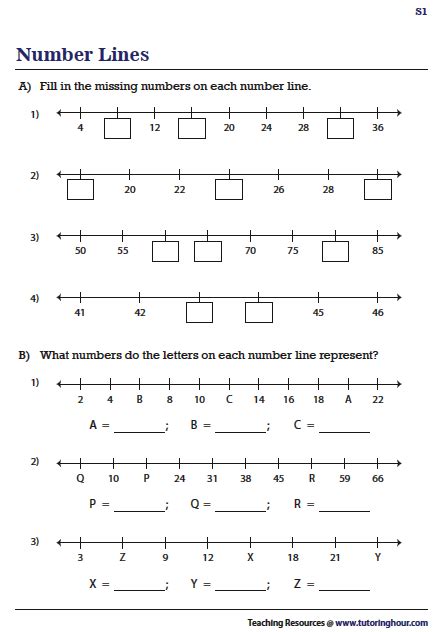 Number Line Worksheets Tutoring Hour Number Lines Worksheets 3rd Grade - Number Lines Worksheets 3rd Grade
