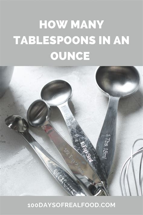 number of ounces in a tablespoon