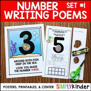Number Poems Posters Printables And Snap Block Center Number Poems For Writing Numbers - Number Poems For Writing Numbers