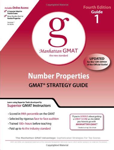Number Properties Gmat Strategy Guide Manhattan Gmat Instructional Guide 5