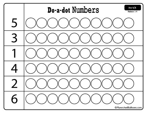 Number Recognition 1 20 With Dot Markers Planes Dot To Dot Printables 1 20 - Dot To Dot Printables 1 20