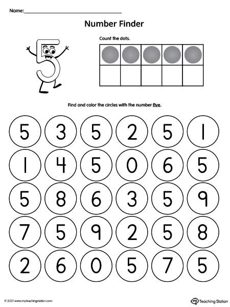 Number Recognition Worksheet Find And Circle Number 4 Number 4 Worksheets For Preschool - Number 4 Worksheets For Preschool