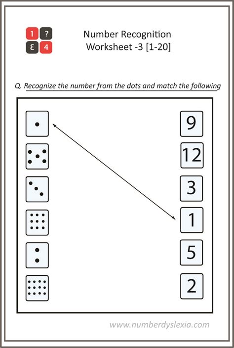 Number Recognition Worksheets