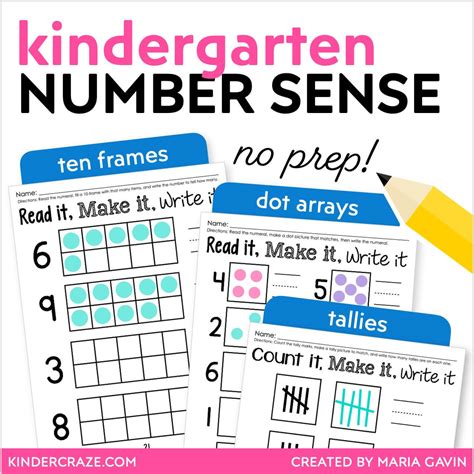 Number Sense For Kindergarten Number Sense For Kindergarten - Number Sense For Kindergarten