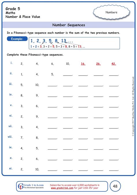 Number Sequence Worksheets For Grade 5 Vegandivas Nyc Sequence Worksheets For 1st Grade - Sequence Worksheets For 1st Grade