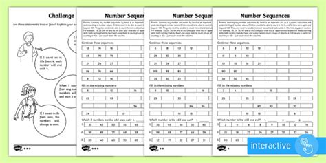Number Sequences Homework Worksheets Parent Support Tool Twinkl Number Sequences Year 2 - Number Sequences Year 2