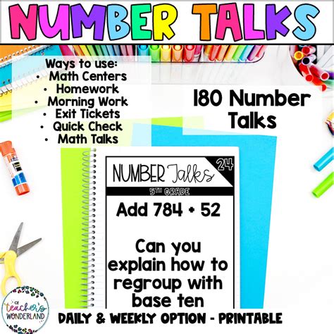 Number Talks Grades 3 5 Resources Number Talks For Third Grade - Number Talks For Third Grade