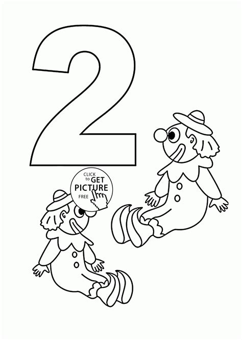 Number Two Coloring Pages Color Number Two Coloring Number 2 Coloring Page - Number 2 Coloring Page