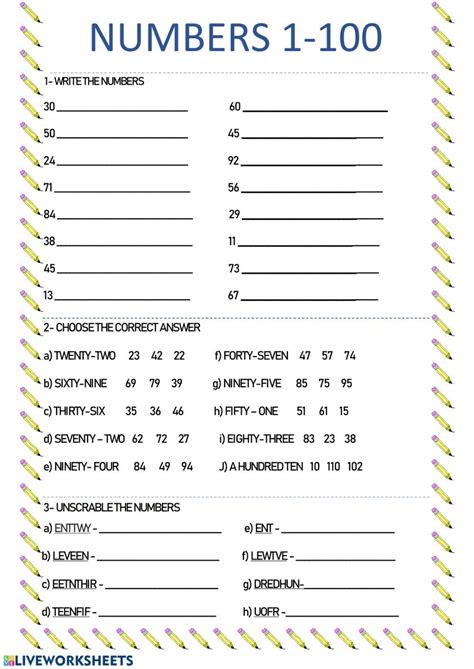 Number Words 1 100 Worksheets Pdf Askworksheet Write 1 100 Worksheet - Write 1 100 Worksheet