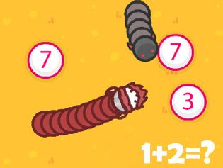Number Worms Online Games Brightestgames Com Math Worm - Math Worm