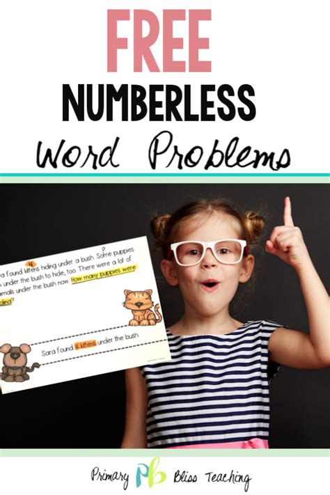 Numberless Word Problems Math Word Bank - Math Word Bank