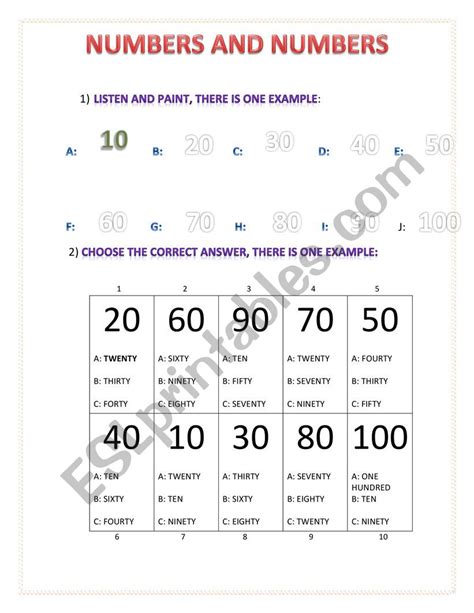 Numbers 1 20 Listening And Writing Worksheet Live Writing Numbers Worksheet 1 20 - Writing Numbers Worksheet 1 20