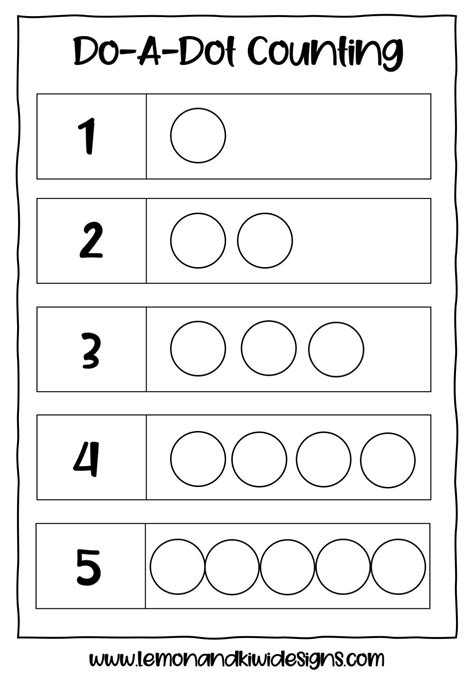 Numbers 1 5 Do A Dot Activity Teacher Dot To Dot 1 5 - Dot To Dot 1 5