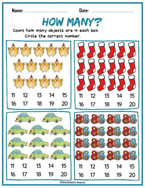 Numbers 11 20 Counting And Number Sense Games Counting 11 To 20 - Counting 11 To 20