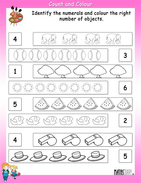 Numbers And Counting Preschool Math Coloring Pages Preschool Numbers Coloring Pages - Preschool Numbers Coloring Pages