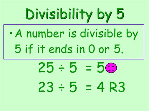 Numbers Divisible By 5 Aaa Math Numbers Divisible By 5 - Numbers Divisible By 5