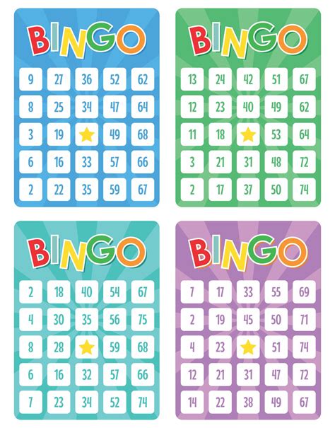 numbers for bingo