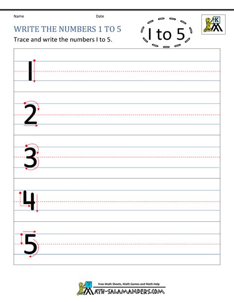 Numbers To 10 Math Salamanders Writing Numbers To 10 Worksheet - Writing Numbers To 10 Worksheet