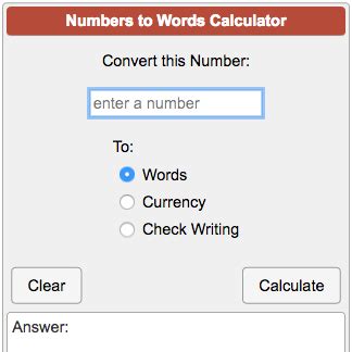 Numbers To Words Converter Calculator Soup Writing Money Amounts In Words - Writing Money Amounts In Words