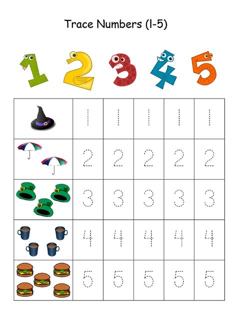 Numbers Worksheets Learning Numbers For Preschool Kindergarten And Preschool Number Writing Worksheets - Preschool Number Writing Worksheets