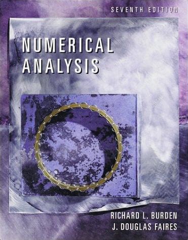 numerical analysis burden 7th edition