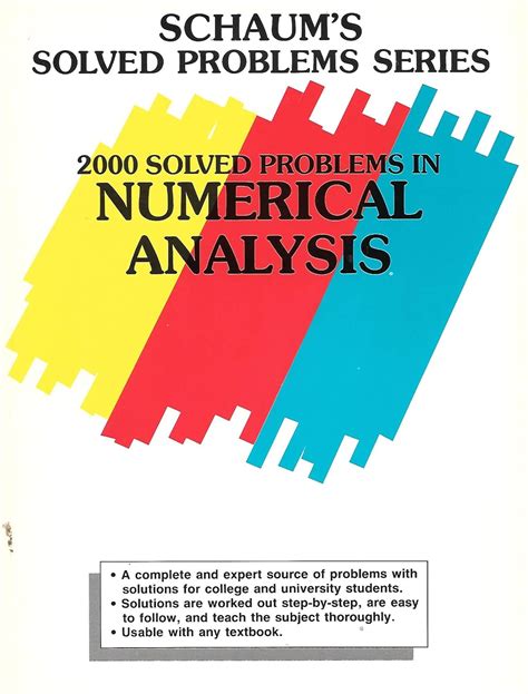 Numerical Analysis Schaum Series