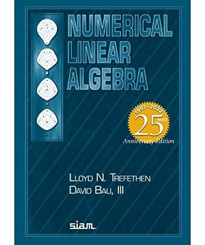 Numerical Linear Algebra Trefethen Bau Solution Manual