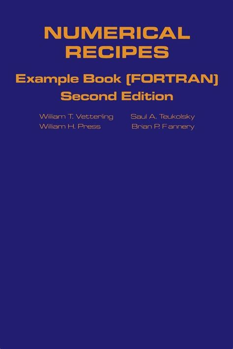 Numerical Recipes Example