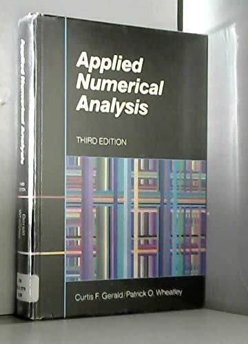 Read Numerical Analysis Gerald Curtis 