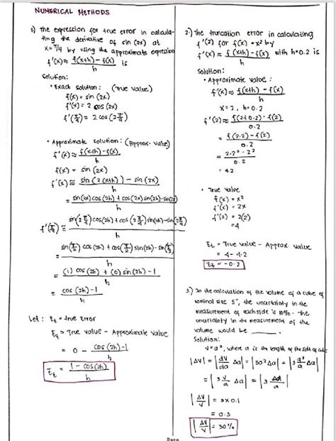 Download Numerical Analysis Problems And Solutions 