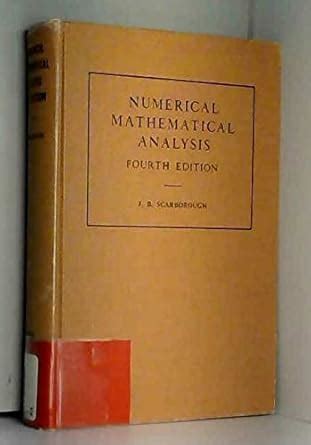 Full Download Numerical Mathematical Analysis 4Th Edition 