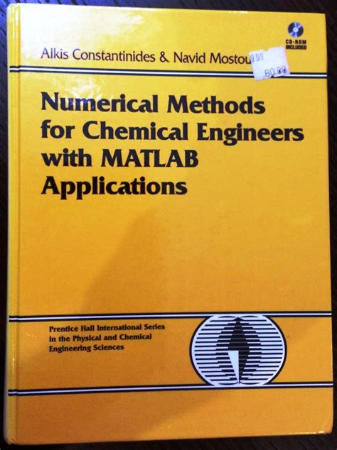 Read Numerical Methods For Chemical Engineering Applications In Matlab 