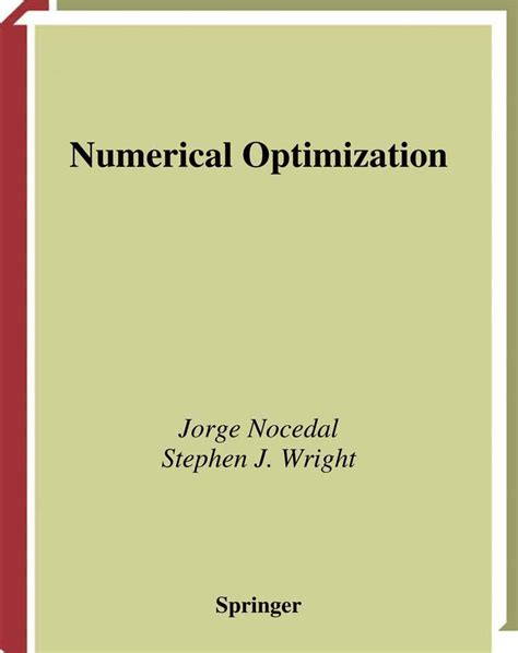 Read Online Numerical Optimization Springer Series In Operations Research And Financial Engineering 