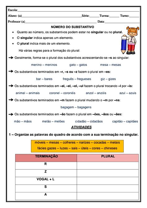 Numeros Do Substantivo
