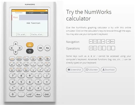 Numworks En Ligne