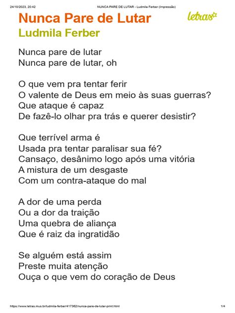 Nunca De Lutar
