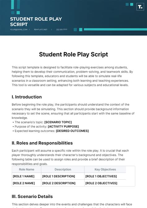 Nurse Student Role Play Script