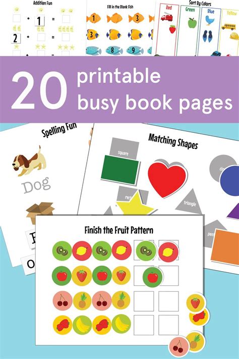 Nursery Rhyme Busy Book Printables Free Download Happy Nursery Rhyme Book Printable - Nursery Rhyme Book Printable