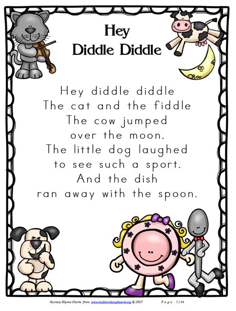 Nursery Rhymes For Children Student Handouts Nursery Rhyme Worksheets For Preschool - Nursery Rhyme Worksheets For Preschool