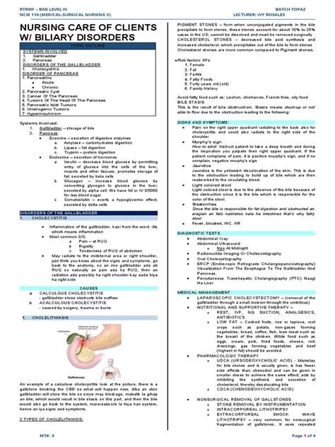 nursing care plan for biliary atresia