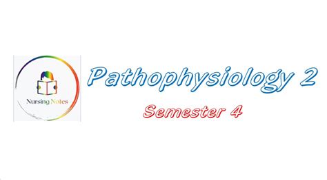 Nursing Pathophysiology Powerpoint Lectures