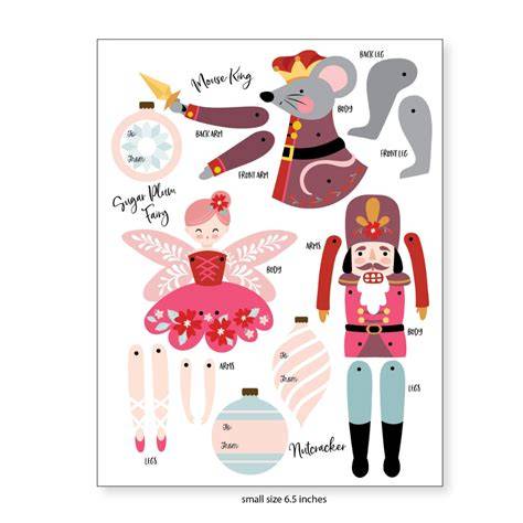 nutcracker ballet paper dolls with glitter dover p
