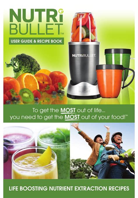 Download Nutribullet User Guide And Recipe Book 